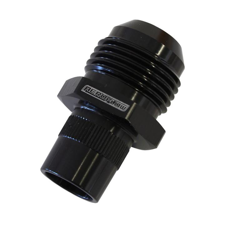 Aeroflow AF708-10-01BLK Press In Cover Breather Adapter