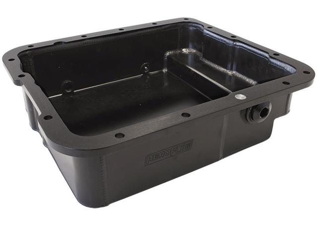 Aeroflow AF72-3007BLK Deep Trans PAN Black Fits GM 4L60E