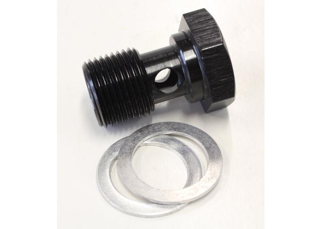 Aeroflow AF726-06BLK Banjo Bolt 5/8"-20 Thread