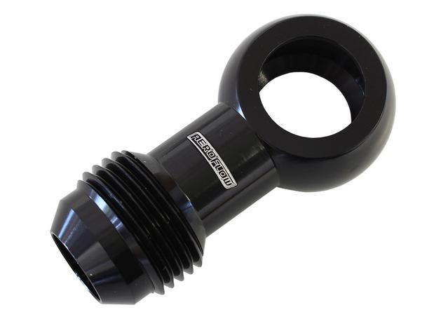 Aeroflow AF726-10BLK Banjo 18mm To -10AN Black