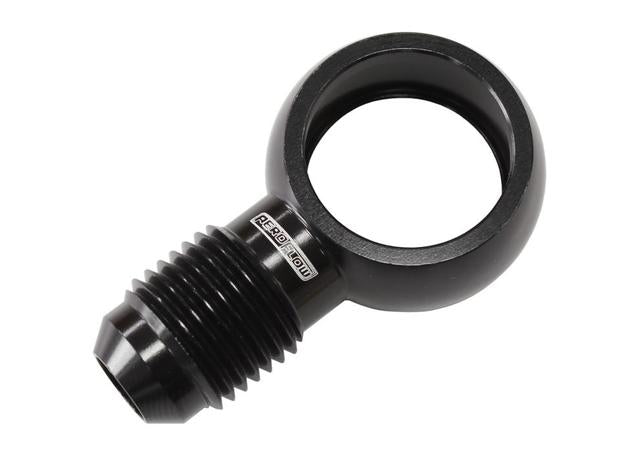 Aeroflow AF728-06BLK Banjo 18mm To -6AN Black