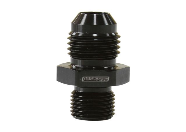 Aeroflow AF738-06BLK Metric M12x1.0mm To -6AN Black Male