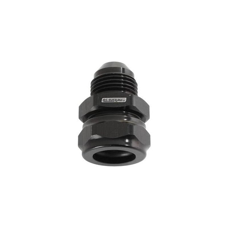 Aeroflow 3/4" Male Barb To -12AN Adapter Black