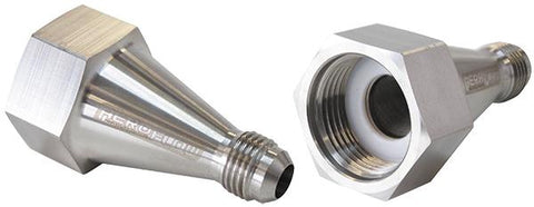 Aeroflow AF758-04 Nitrous Bottle Adapter -4AN Steel