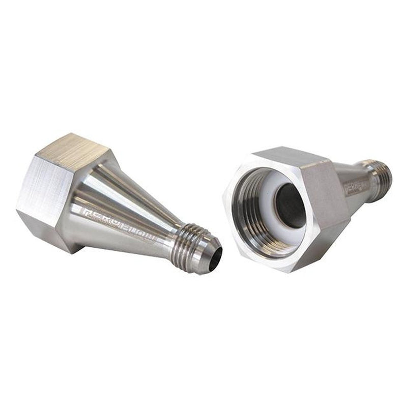 Aeroflow AF758-06 Nitrous Bottle Adapter -6AN Steel