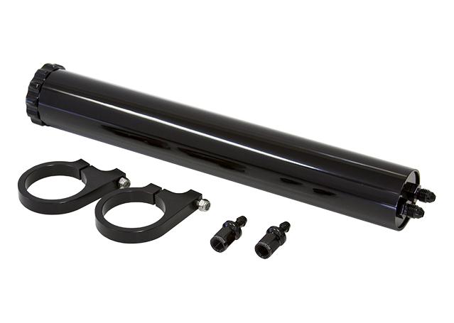 Aeroflow AF77-1021BLK Black Billet Overflow Tank Billet
