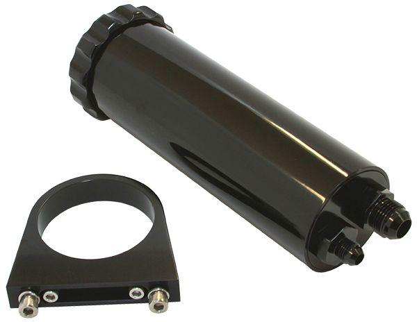 Aeroflow AF77-1027BLK Black Billet Power Steer Tank,