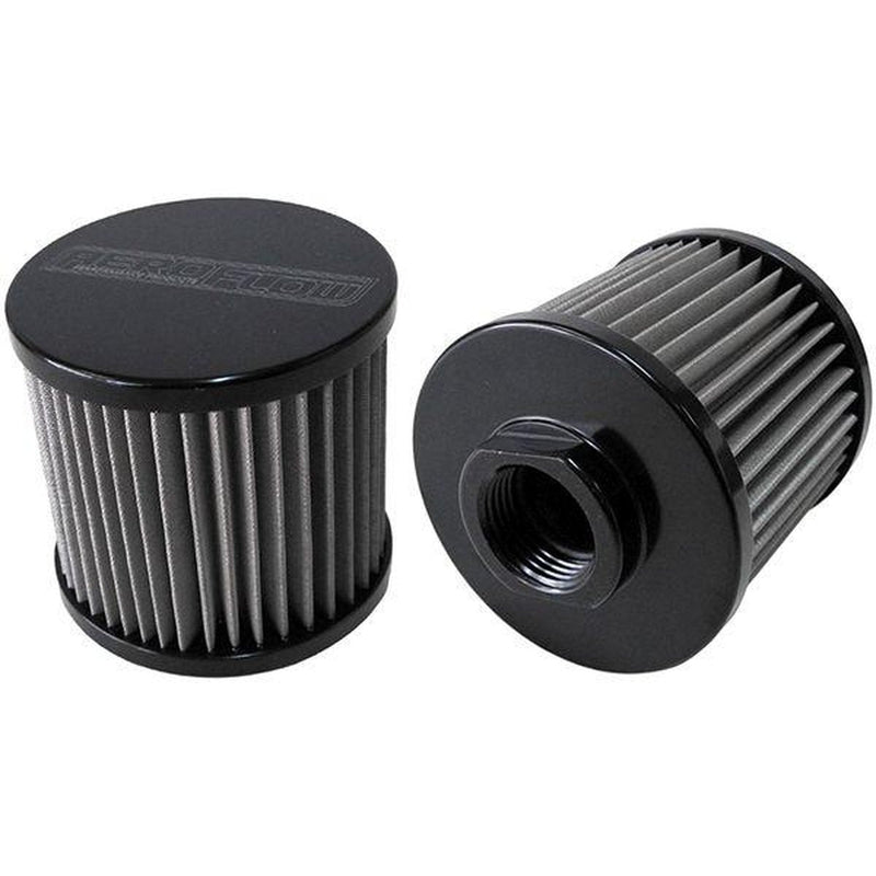 Aeroflow AF77-2000BLK -10AN S/S Billet Breather With