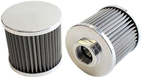 Aeroflow AF77-2001 -12AN S/S Billet Breather With Female