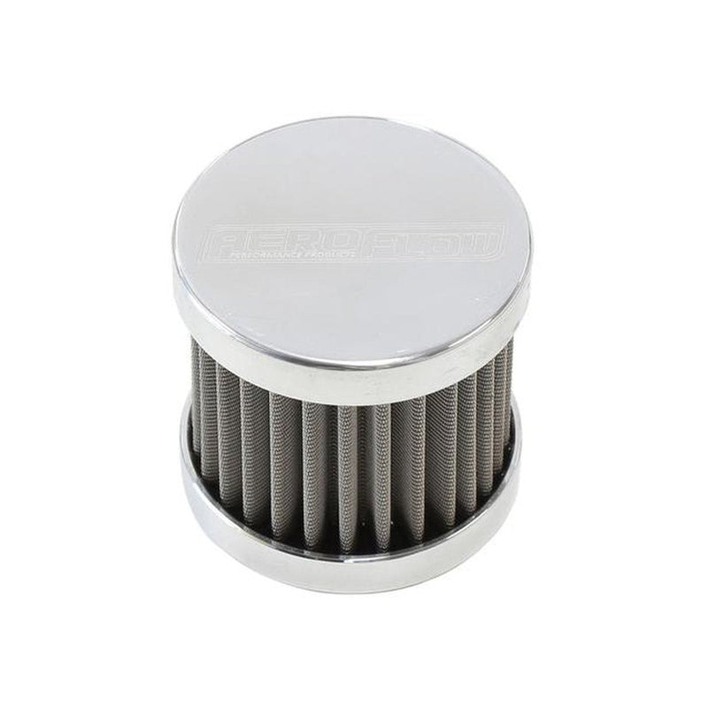 Aeroflow AF77-2003 -6AN S/S Billet Breather With Female