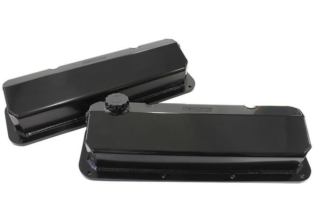 Aeroflow AF77-5001BLK-12 Fabricated Valve Covers Black