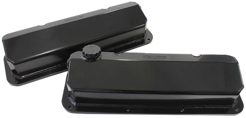 Aeroflow AF77-5001BLK Fabricated Valve Covers Black Suits