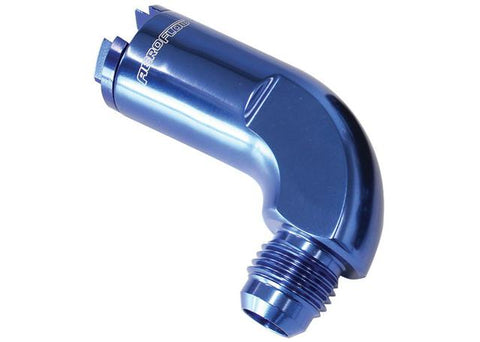 Aeroflow AF803-02 90Deg Push On Fuel Fitting 3/8" Return