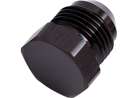 Aeroflow AF806-08BLK Flare Plug Male -8AN Black