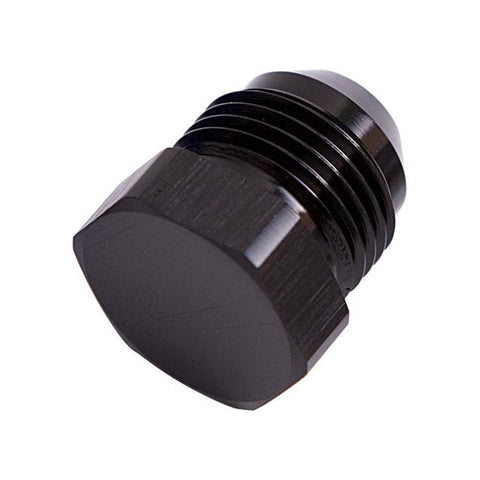 Aeroflow AF806-04BLK Flare Plug Male -4AN Black