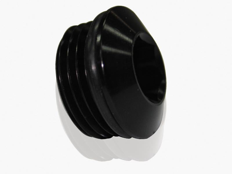Aeroflow AF813-12BLK ORB Slimline Port Plug -12AN Black