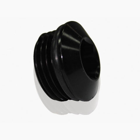 Aeroflow AF813-08BLK ORB Slimline Port Plug -8AN Black