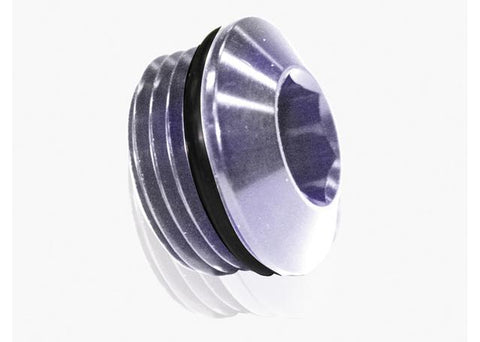 Aeroflow AF813-04S ORB Slimline Port Plug -4AN Silver