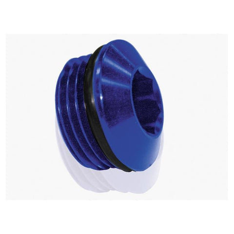 Aeroflow AF813-04 ORB Slimline Port Plug -4AN Blue Finish