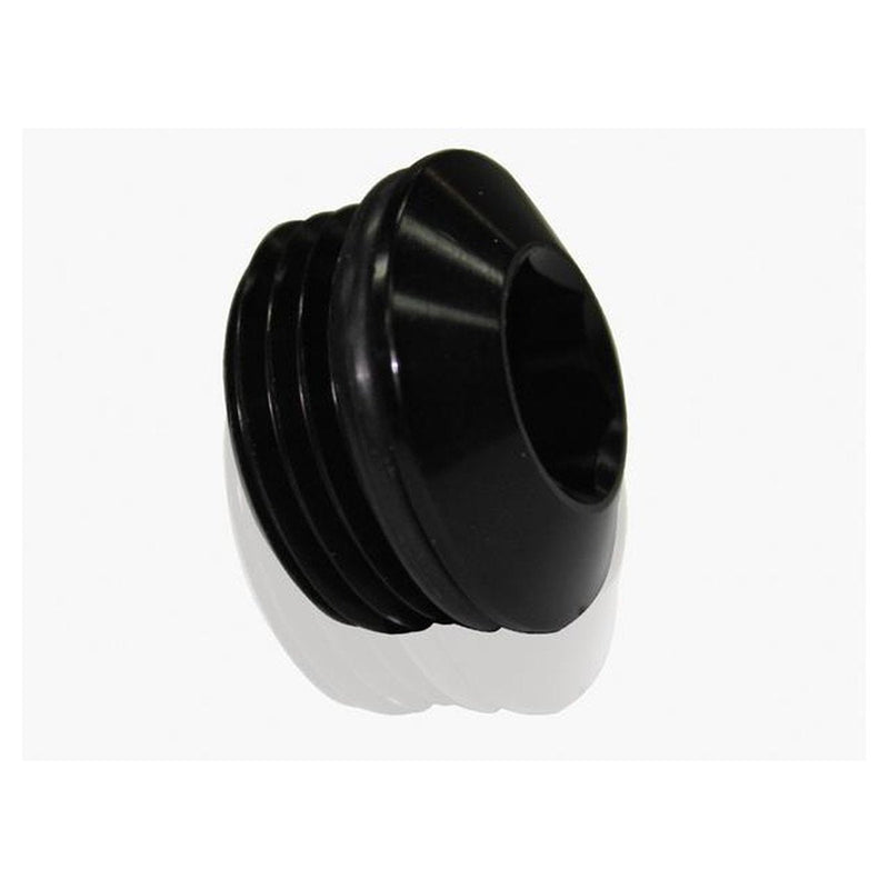 Aeroflow AF813-04BLK ORB Slimline Port Plug -4AN Black