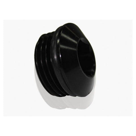 Aeroflow AF813-16BLK ORB Slimline Port Plug -16AN Black