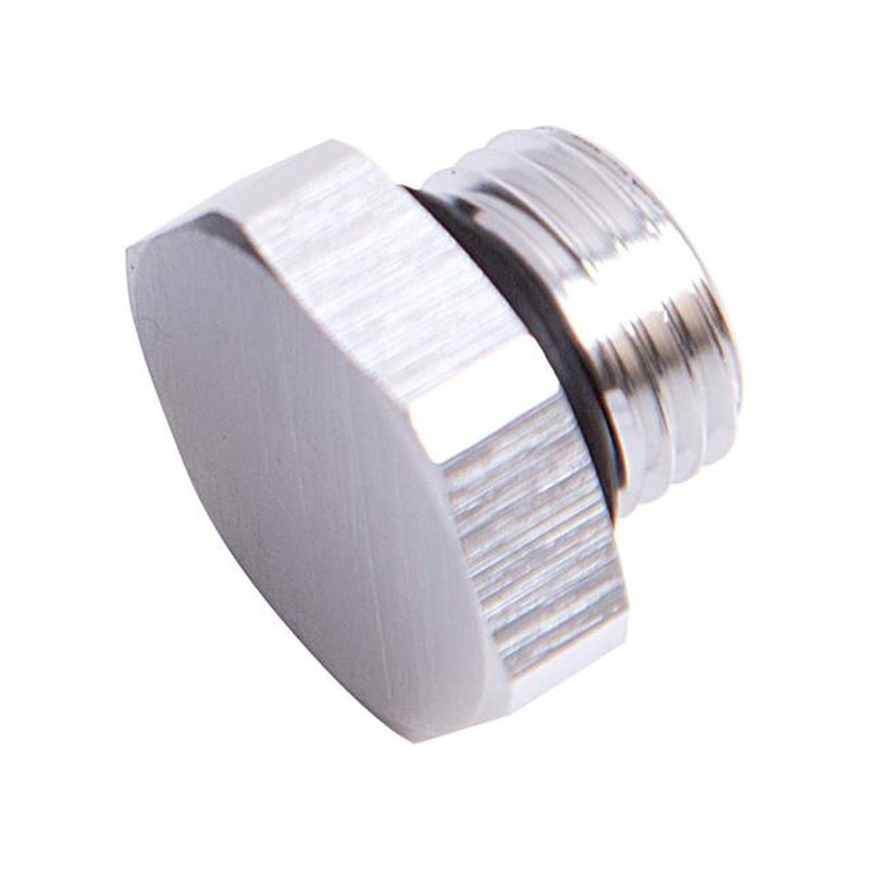 Aeroflow AF814-10S ORB Hex Port Plug -10AN Silver Finish