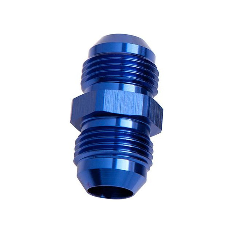 Aeroflow AF815-08 Male Flare Union Blue -8AN To -8AN