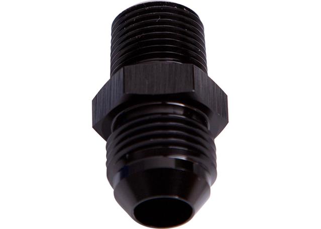 Aeroflow AF816-08-04BLK Male Flare -8AN To 1/4" Npt Black