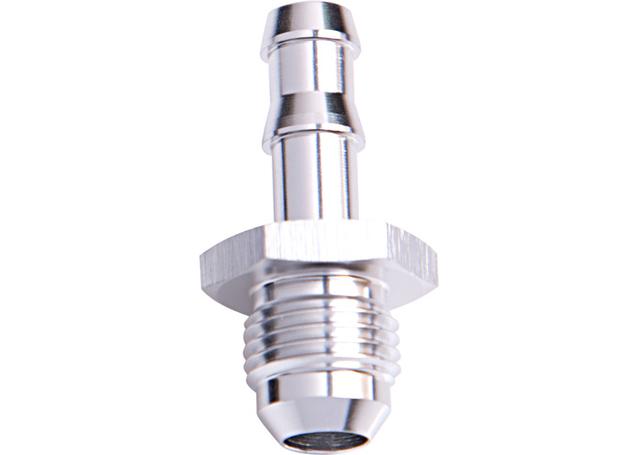 Aeroflow AF817-10-08S 5/8" Barb To -10AN Adapter Silver