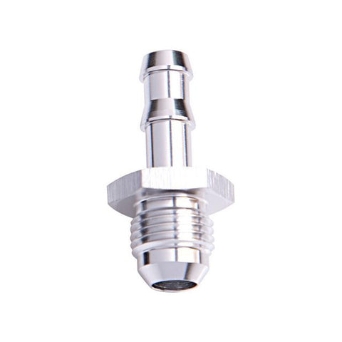 Aeroflow AF817-06-08S 3/8" Barb To -8AN Adapter Silver