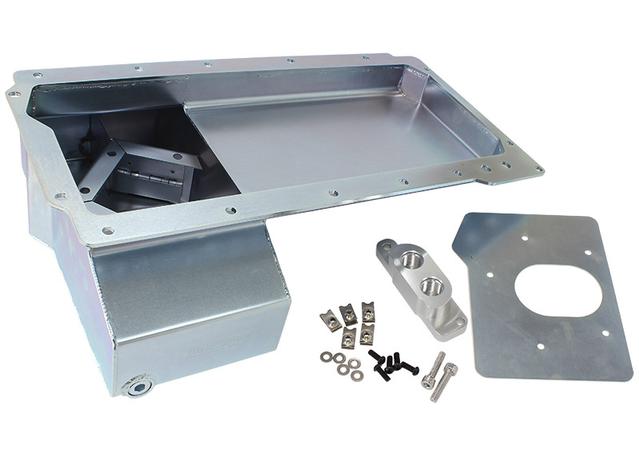 Aeroflow Fabricated Oil PAN Front Sump Fits GM LS