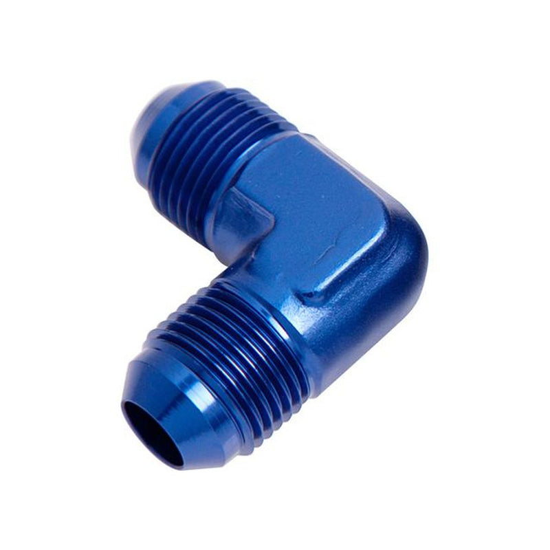 Aeroflow AF821-06 Male Flare Union 90Deg -6AN Blue Male