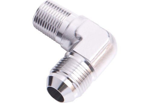 Aeroflow AF822-03S Male 90Deg 1/8" Npt To -3AN Silver