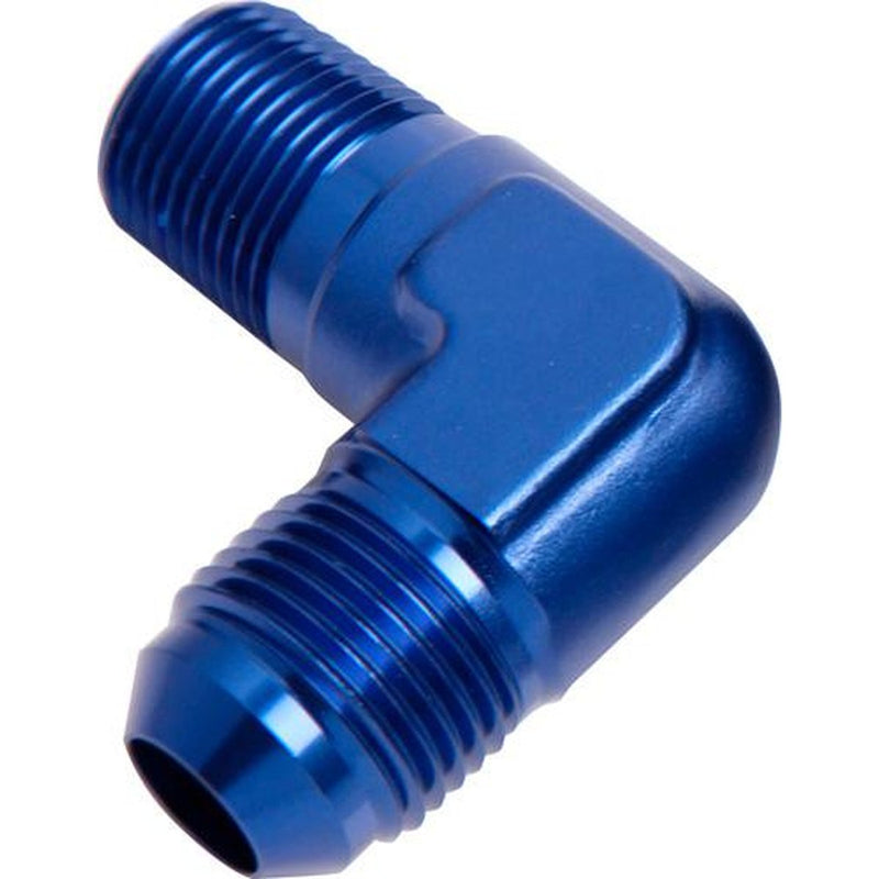 Aeroflow AF822-06 Male 90Deg 1/4" Npt To -6AN Blue