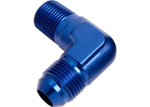 Aeroflow AF822-06-02 Male 90Deg 1/8" Npt To -6AN Blue