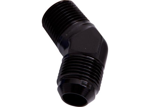 Aeroflow AF823-04BLK Male 45Deg 1/8" Npt To -4AN Black
