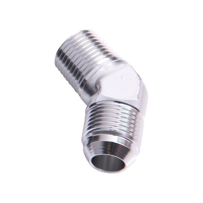 Aeroflow AF823-04S Male 45Deg 1/8" Npt To -4AN Silver
