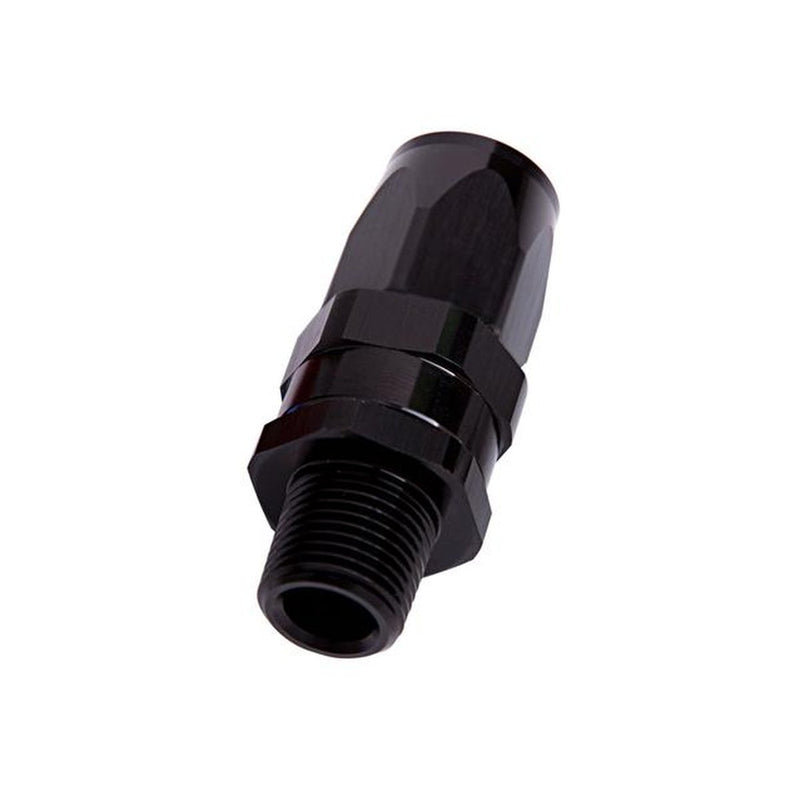 Aeroflow AF830-08-08BLK Male 1/2" Npt Straight To -8AN