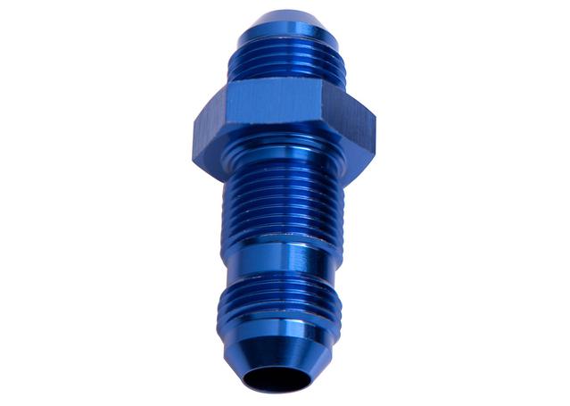 Aeroflow AF832-06 Straight Bulkhead -6AN Blue