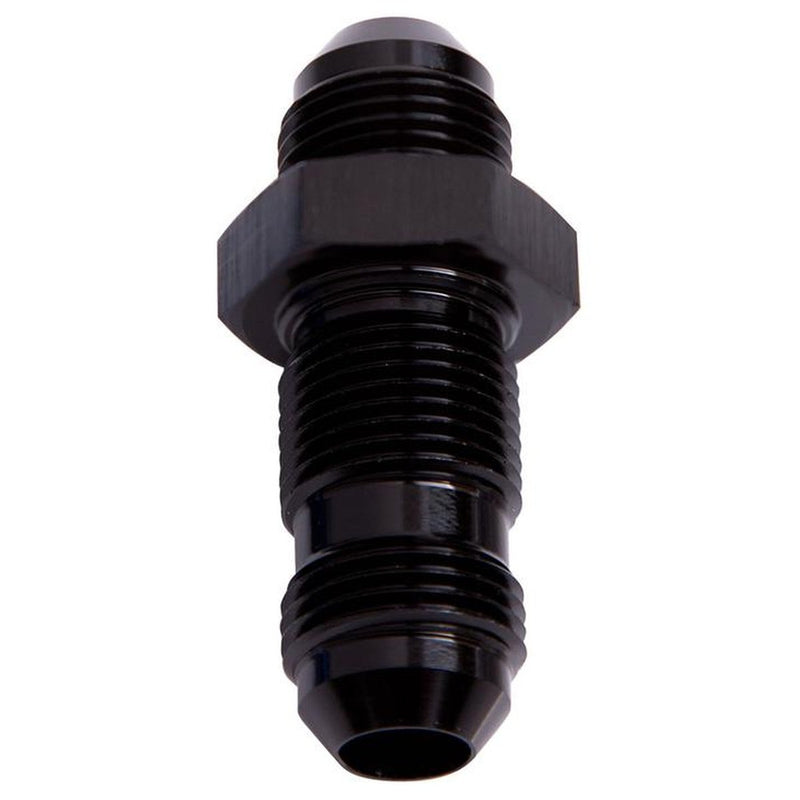Aeroflow AF832-06BLK Straight Bulkhead -6AN Black