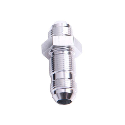Aeroflow AF832-04S Straight Bulkhead -4AN Silver