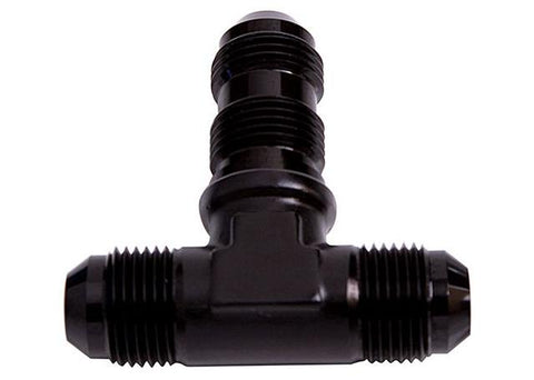 Aeroflow AF834-10BLK Bulkhead Tee -10AN Black Bulkhead On