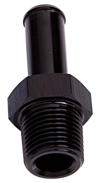 Aeroflow AF841-06-10BLK Male 3/8" Npt To 5/8" Barb Black
