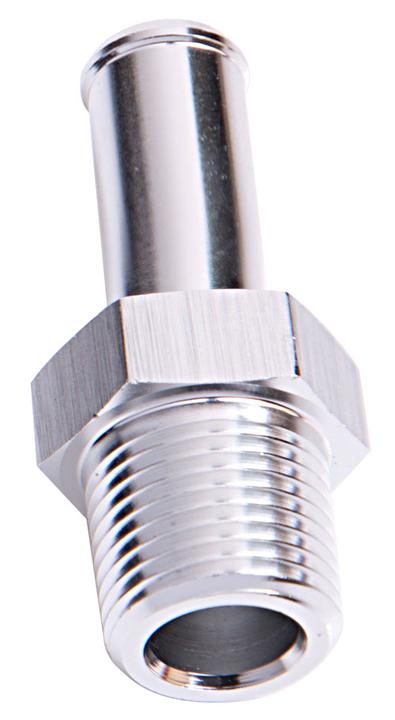 Aeroflow AF841-05S Male 1/8" Npt To 5/16" Barb Silver