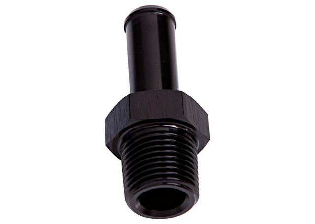 Aeroflow AF841-08-12BLK Male 1/2" Npt To 3/4" Barb Black
