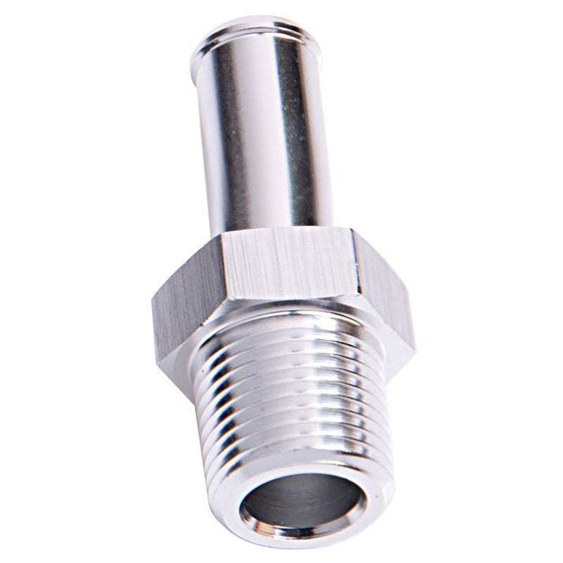 Aeroflow AF841-06-06S Male 3/8" Npt To 3/8" Barb Silver