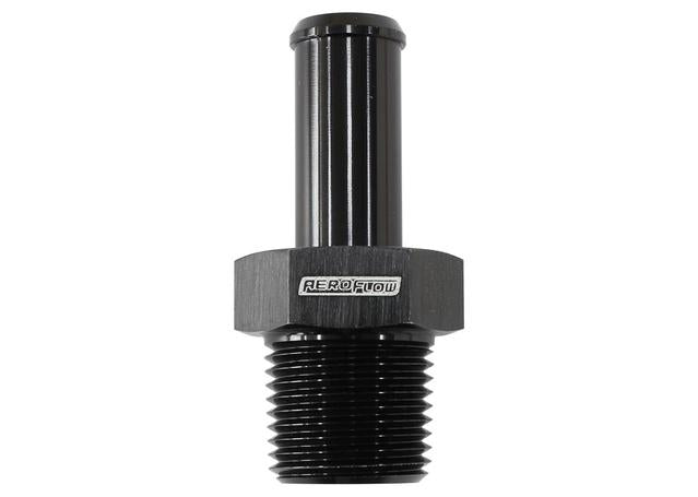 Aeroflow AF841-08ANBLK Black Male 3/8" Npt To -8AN Barb