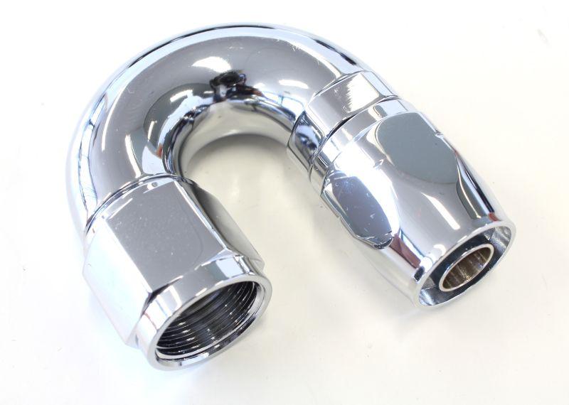 Aeroflow AF886-06 Elite 180 Deg -6AN Hose End Elite Show