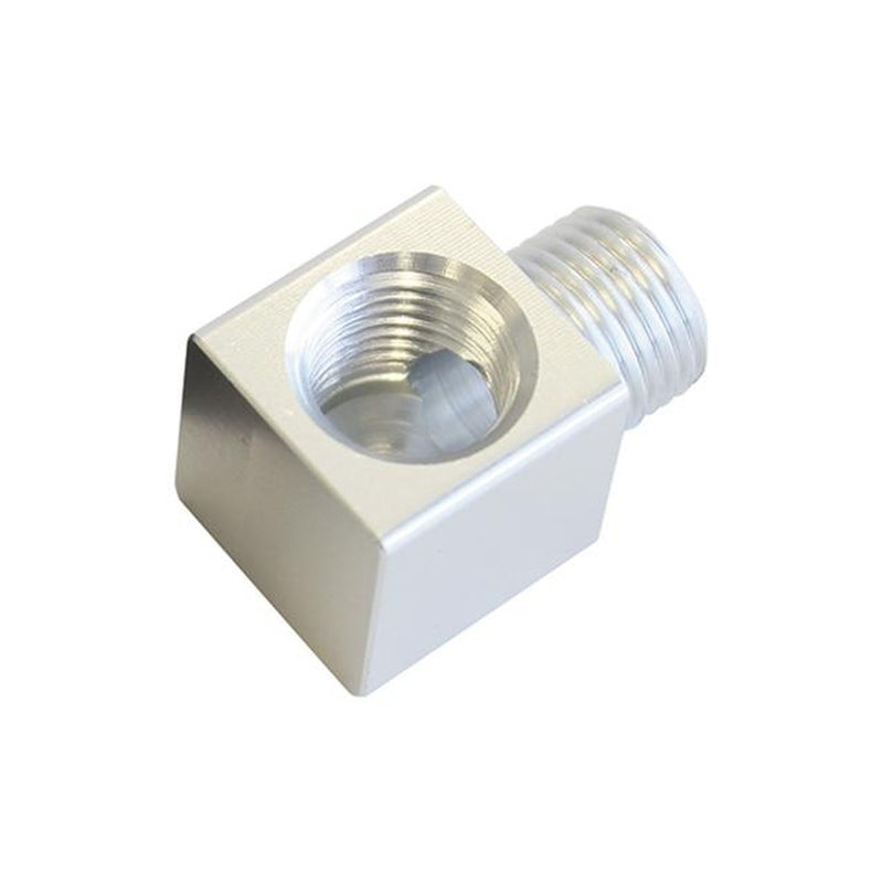 Aeroflow AF896-02S 90Deg Male To F/Male 1/8" Silver
