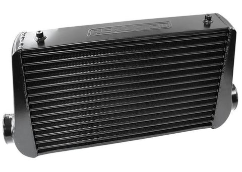 Aeroflow AF90-1001BLK Front Mount Intercooler (Black)